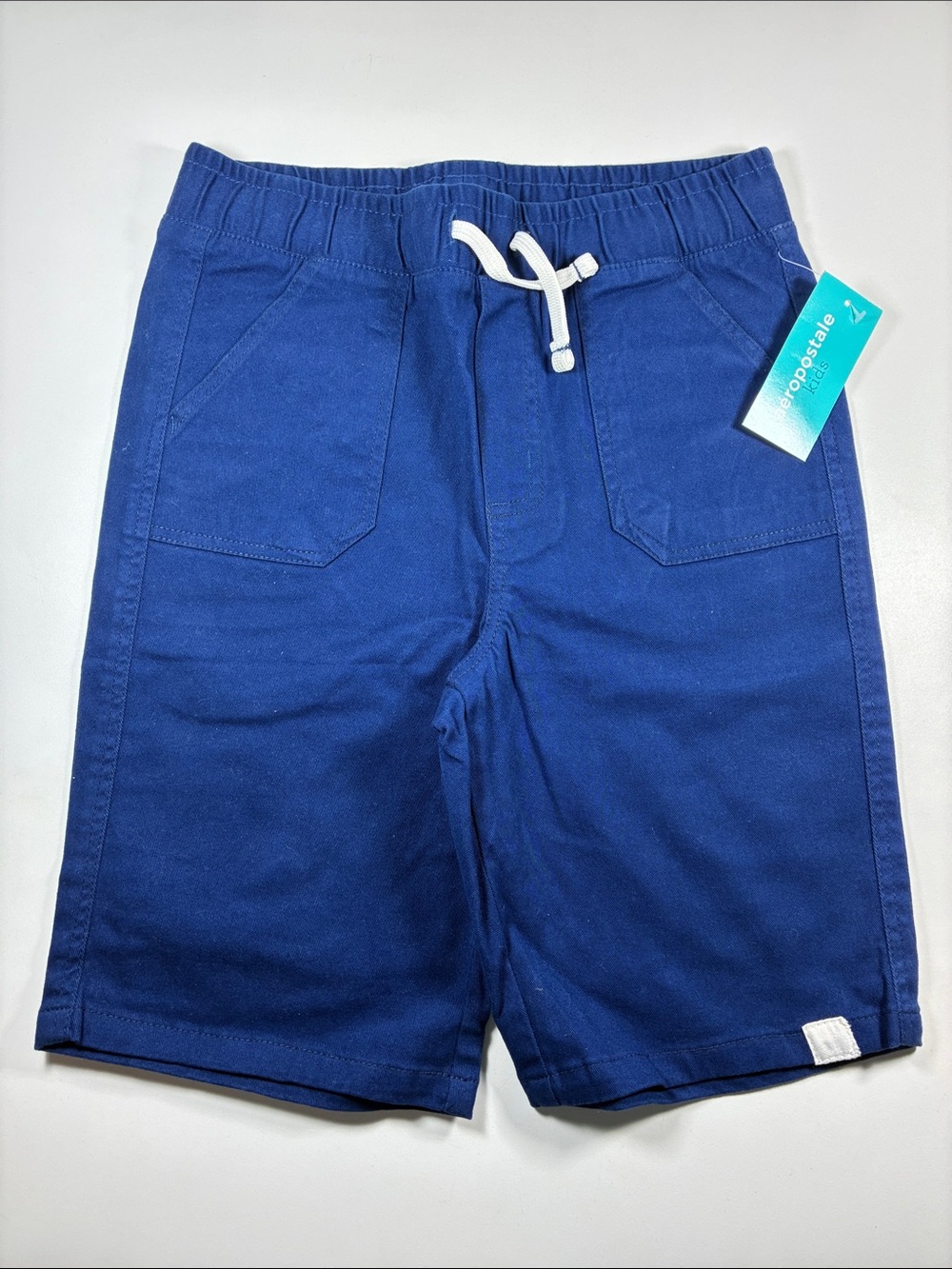 NWT Aeropostale Boys Blue Drawstring Pull-On Shorts, size 10
